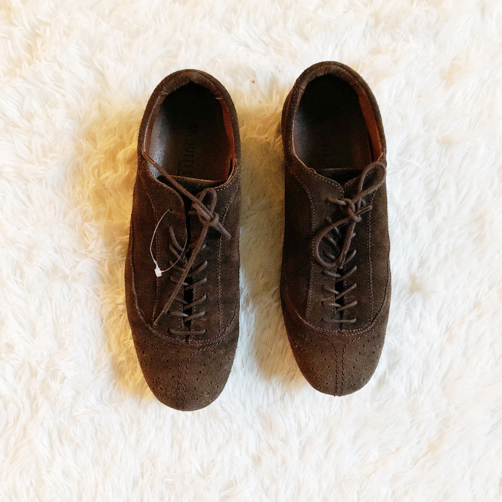 Massimo Dutti Brown Lace Up Sneaker Size EUR SZ42